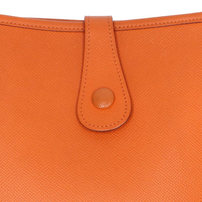 HERMES エルメス/エヴリンⅠGM/ヴォーエプソン/オレンジ//□K刻/Bランク/75