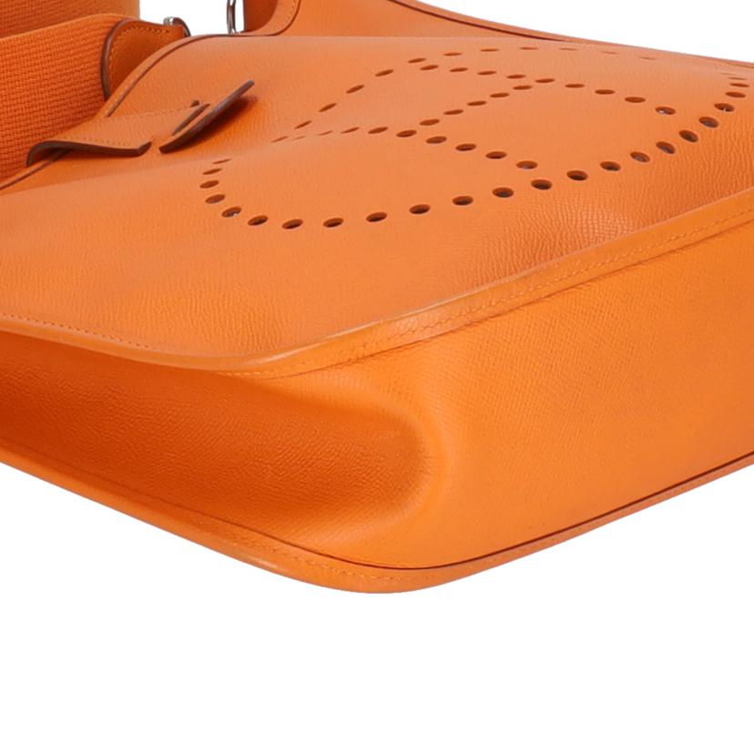 HERMES エルメス/エヴリンⅠGM/ヴォーエプソン/オレンジ//□K刻/Bランク/75