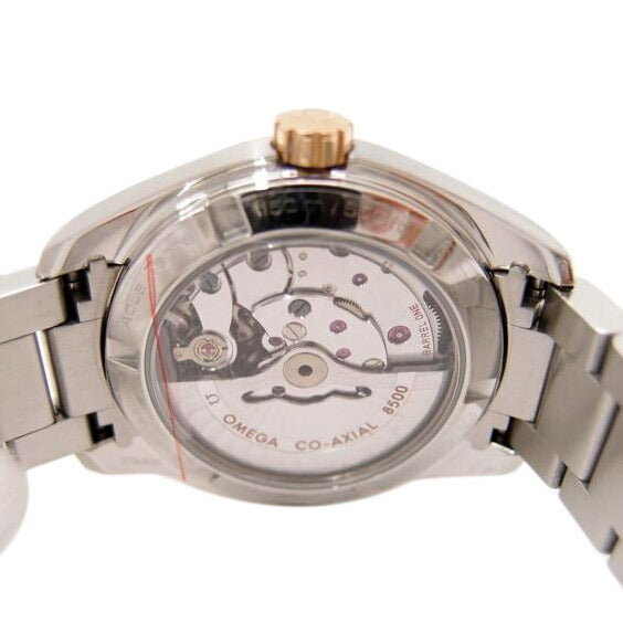 OMEGA オメガ 腕時計 新品仕上済 自動巻き シースルーバック 裏スケ SS×PG/シーマスター・アクアテラ・コーアクシャル/11Pダイヤ/231.20.39.21.51.003//87348087/SAランク/69