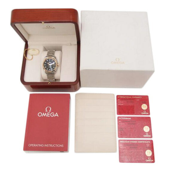 OMEGA オメガ 腕時計 新品仕上済 自動巻き シースルーバック 裏スケ SS×PG/シーマスター・アクアテラ・コーアクシャル/11Pダイヤ/231.20.39.21.51.003//87348087/SAランク/69