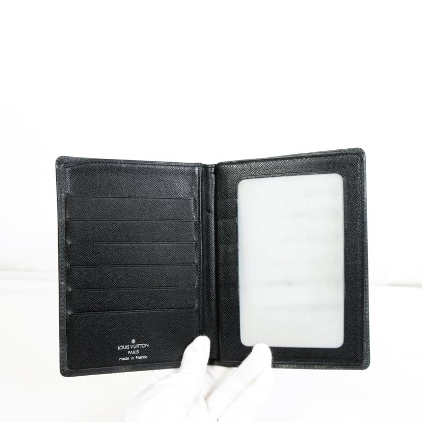 LV ルイヴィトン/パスケース付きカード・札入れ/タイガ黒//MI1***/Bランク/70