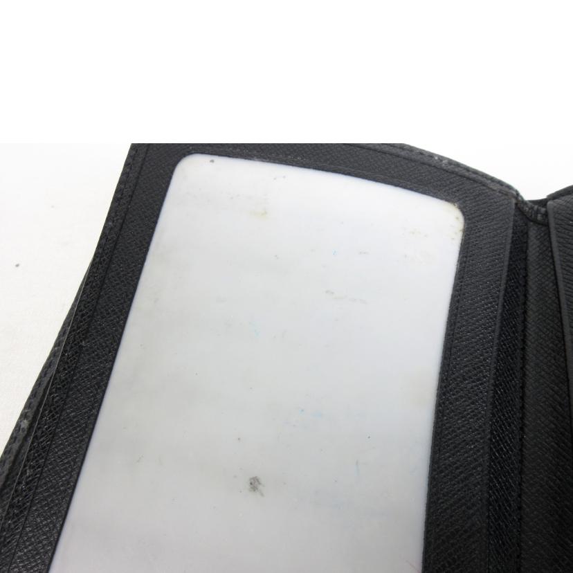 LV ルイヴィトン/パスケース付きカード・札入れ/タイガ黒//MI1***/Bランク/70