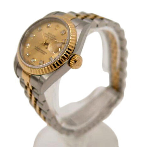 ROLEX ロレックス 腕時計 2002年頃製造 新品仕上済 ステンレス K18YG コンビ ダイヤモンド/デイトジャスト・レディース/10P新ダイヤ/Y番/79173G//Y891287(2002)/Aランク/69