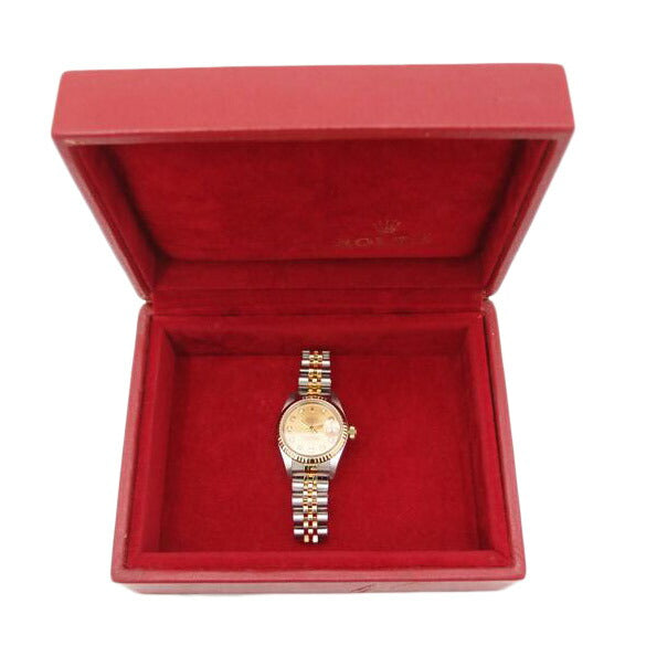 ROLEX ロレックス 腕時計 2002年頃製造 新品仕上済 ステンレス K18YG コンビ ダイヤモンド/デイトジャスト・レディース/10P新ダイヤ/Y番/79173G//Y891287(2002)/Aランク/69