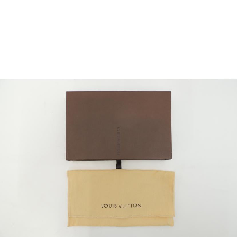 LOUIS VUITTON ルイ・ヴィトン 長財布 二つ折り 市松模様 ブラウン メンズ/ポルトフォイユ・ブラザ/ダミエ・エベヌ/N60017//TS4162/SAランク/69