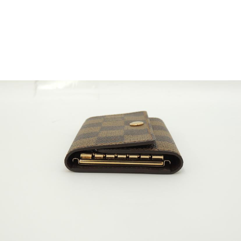 LOUIS VUITTON ルイ・ヴィトン キーケース 6連 市松模様 ブラウン/ミュルティクレ6/ダミエ・エベヌ/N62630//CT1014/SAランク/69