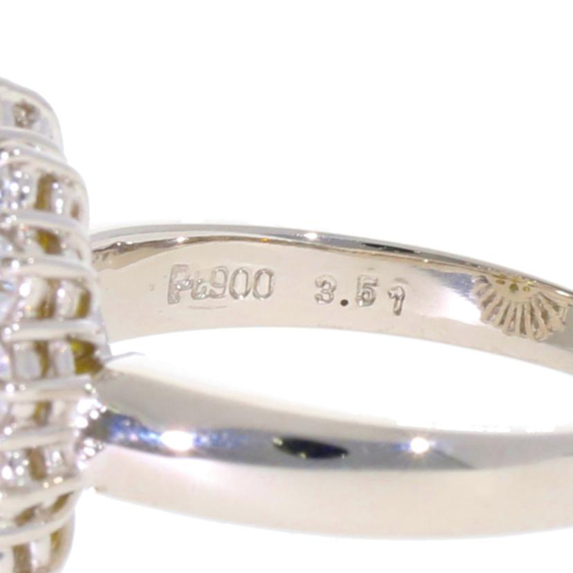 /◎ PT900スフェーンダイヤリング3.51/D0.97ct//Aランク/75
