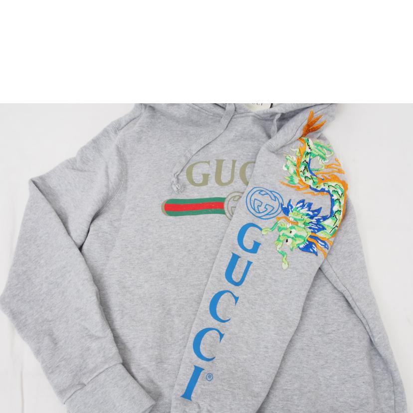 GUCCI グッチ/ドラゴン刺繍/フーデットパーカー/475374//X9V46/Bランク/78