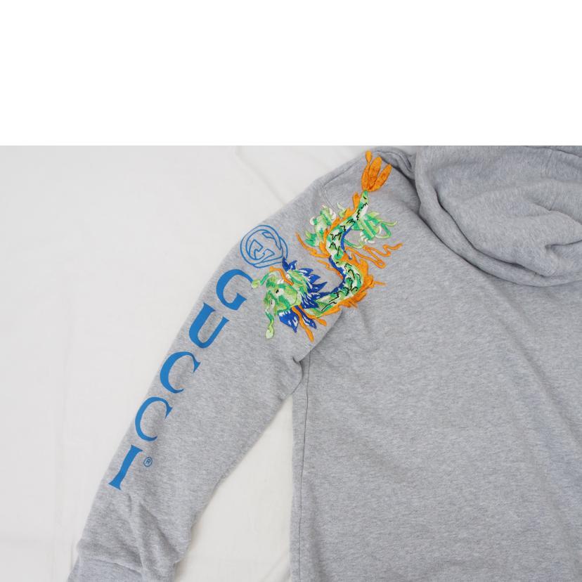 GUCCI グッチ/ドラゴン刺繍/フーデットパーカー/475374//X9V46/Bランク/78