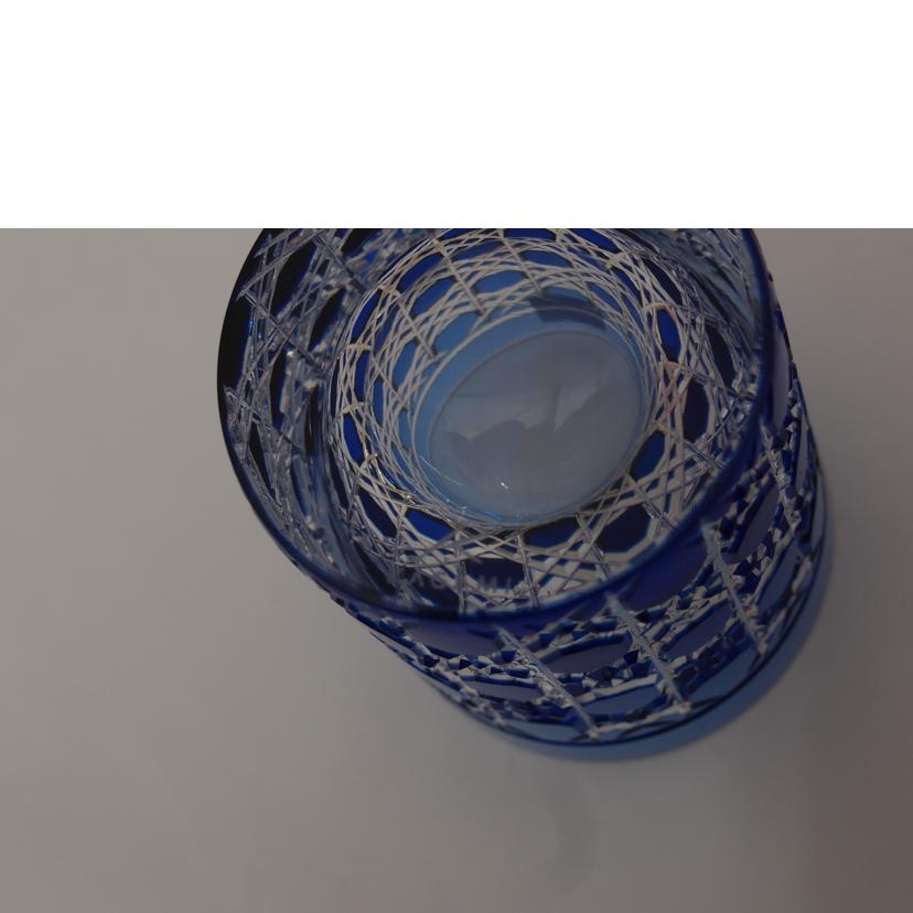 KAGAMI カガミクリスタル/江戸切子 ペア冷酒杯(八角龍目紋)/#2590//Aランク/69