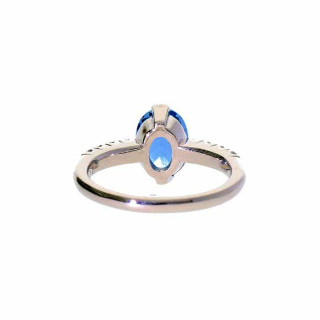 / PT900アクアマリンダイヤリング1.71/D0.20ctソ//Aランク/75