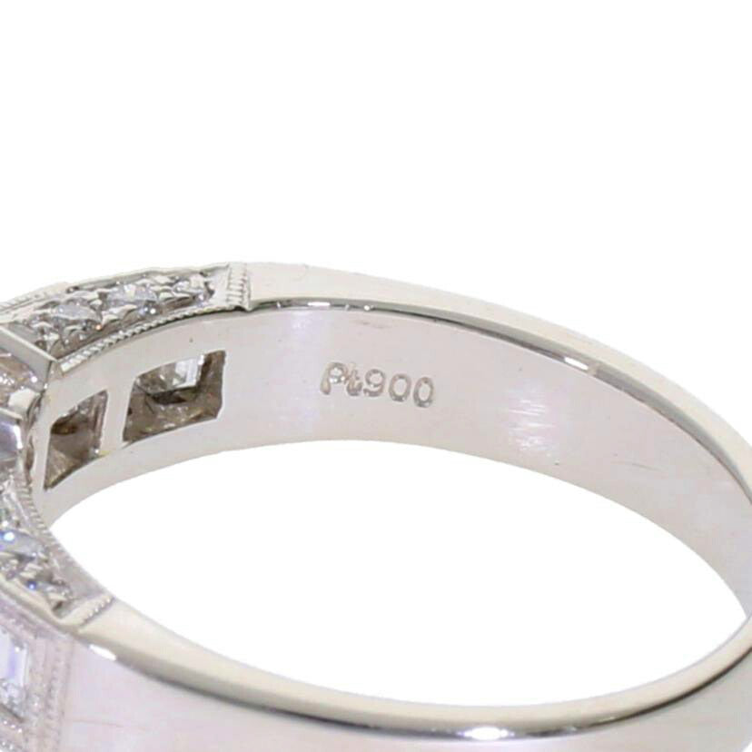 /◎ PT900ダイヤリング1.011/0.752ct//ABランク/75