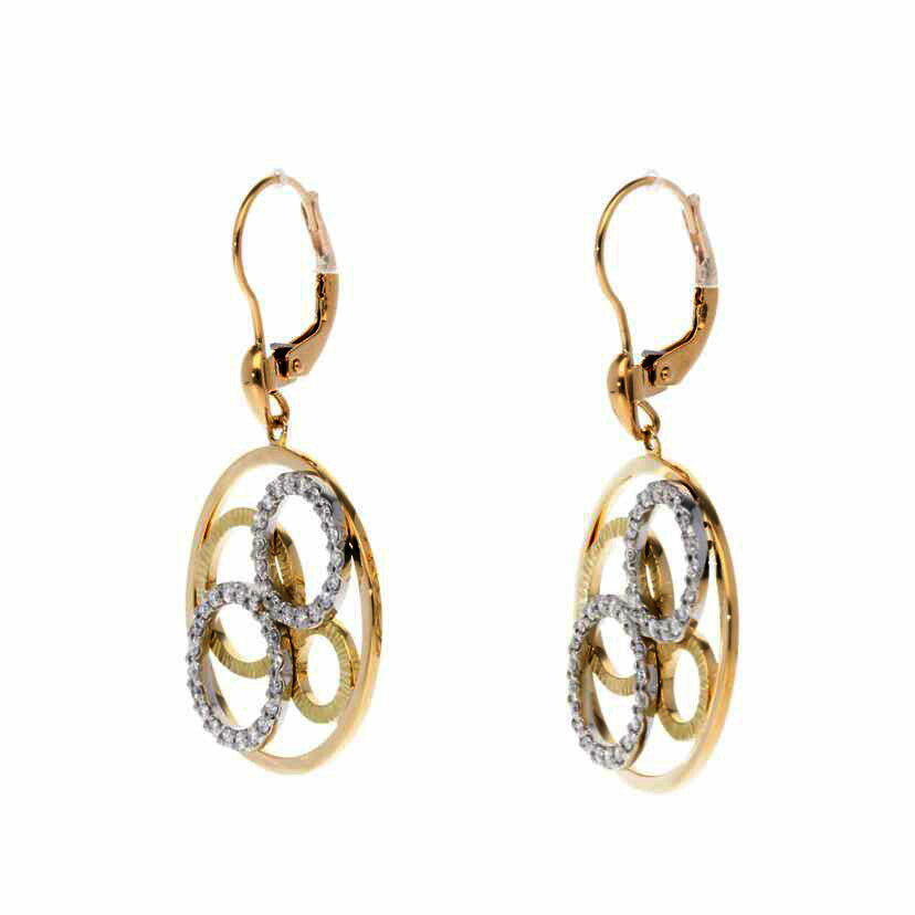 / K18PT900ダイヤピアス0.56ct//Aランク/75