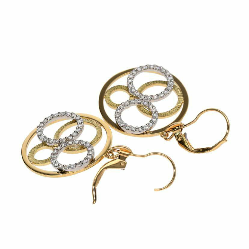 / K18PT900ダイヤピアス0.56ct//Aランク/75