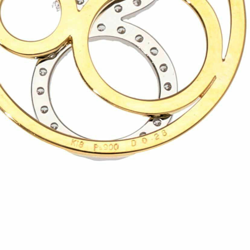 / K18PT900ダイヤピアス0.56ct//Aランク/75