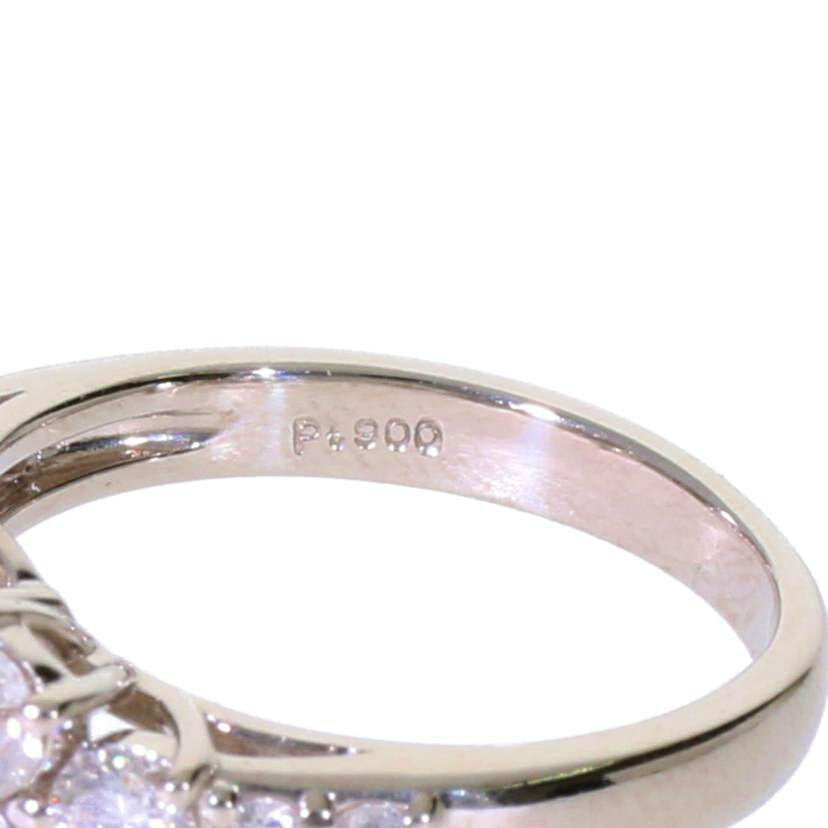 /◎ PT900ダイヤリング2.076/0.82ct//Aランク/75