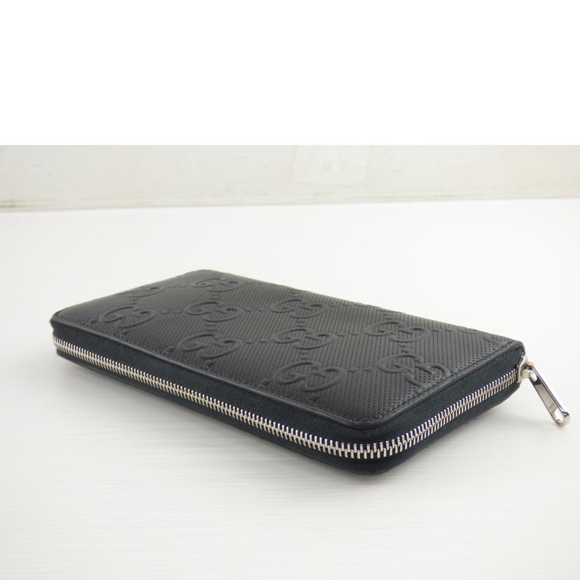 GUCCI グッチ/GGエンボスラウンドジップオーガナイザー長財布/625563//496***/ABランク/64