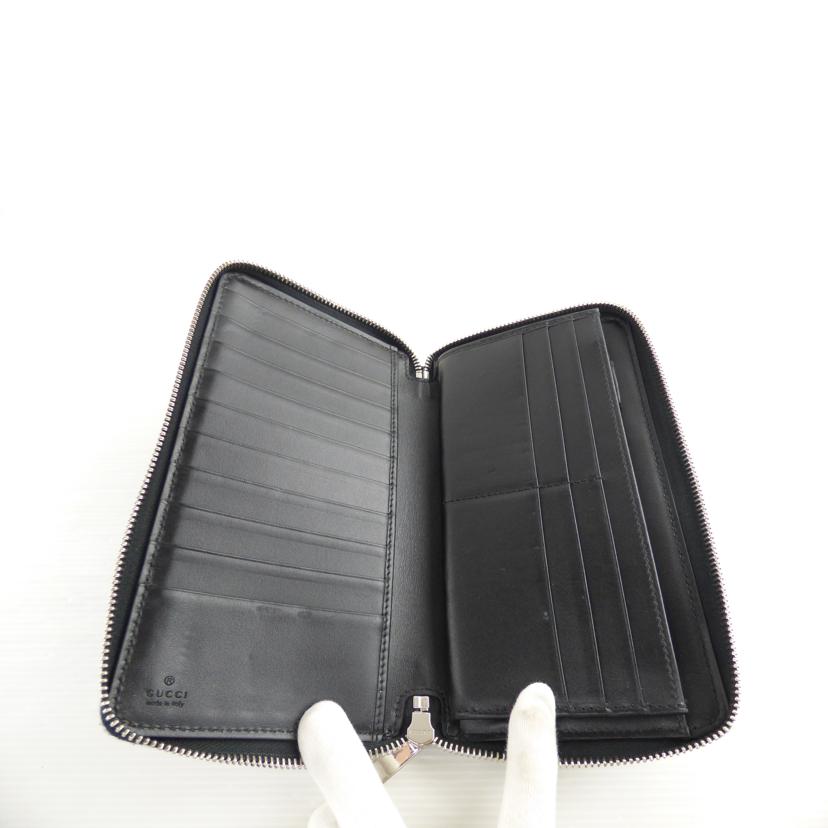 GUCCI グッチ/GGエンボスラウンドジップオーガナイザー長財布/625563//496***/ABランク/64