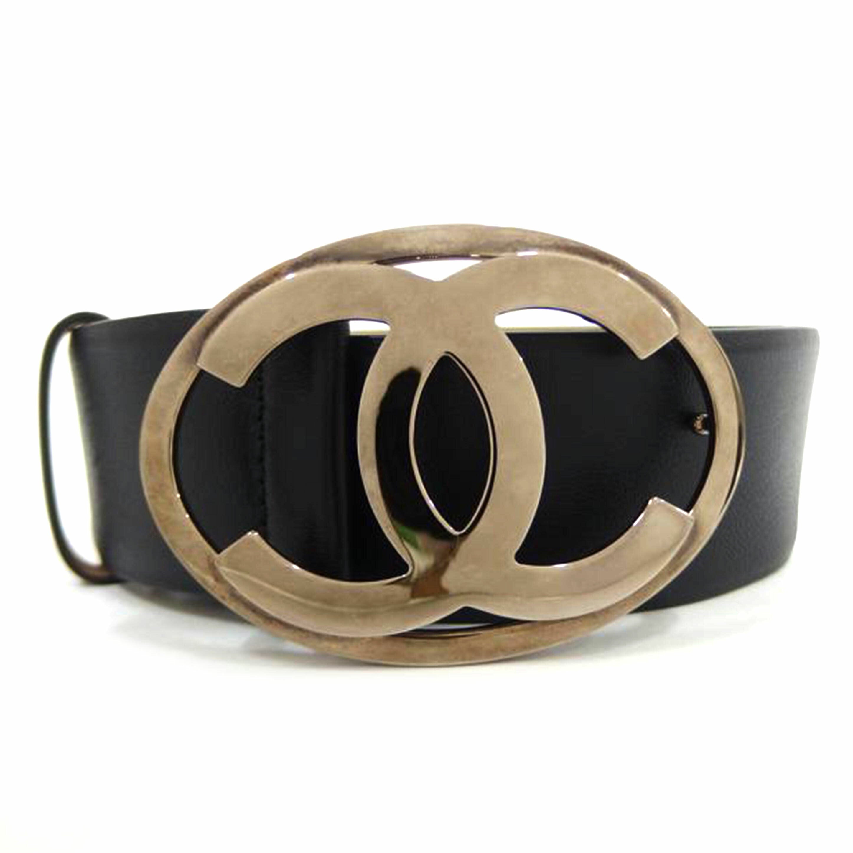 CHANEL シャネル/デカココマークレザーベルト//2000年製/ABランク/82