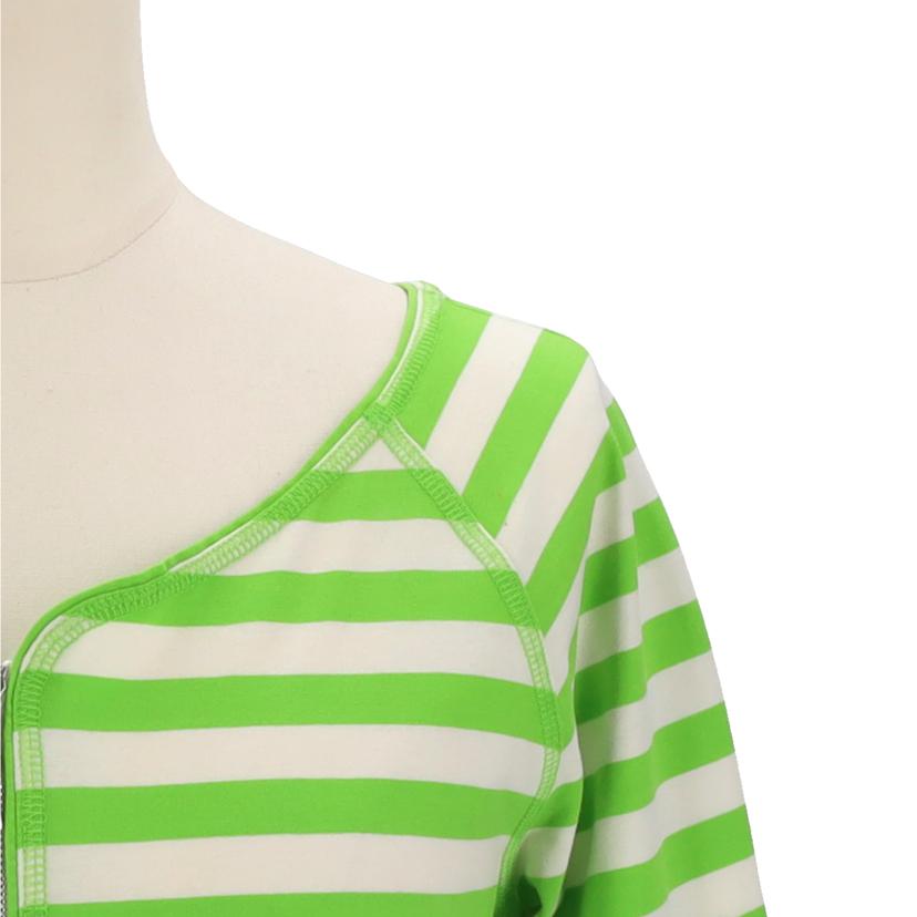 BURBERRY LONDON/ボーダーハーフジップカットソー・GR/WH//ABランク/85