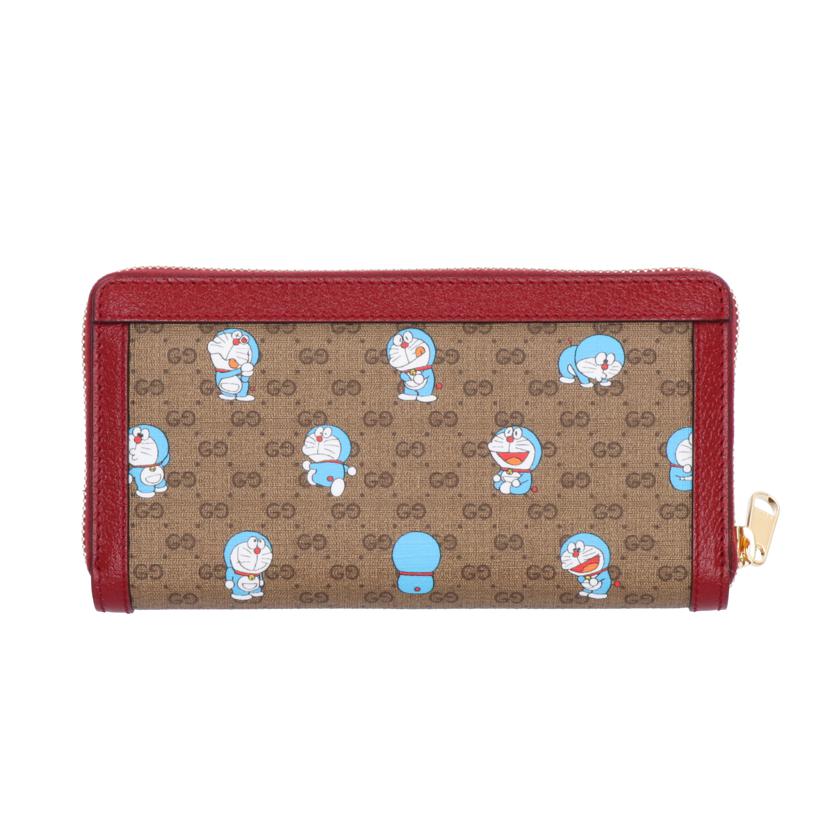 GUCCI グッチ/グッチxドラえもん ラウンドファスナー長財布/647787//0416/SAランク/75