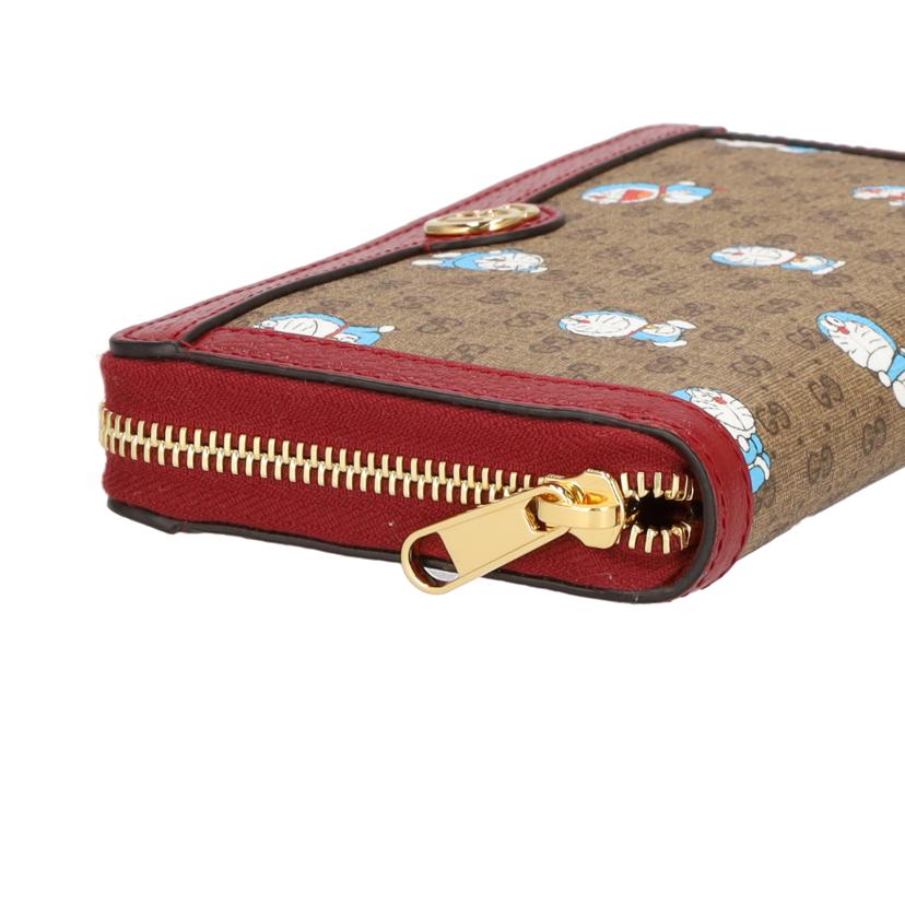GUCCI グッチ/グッチxドラえもん ラウンドファスナー長財布/647787//0416/SAランク/75