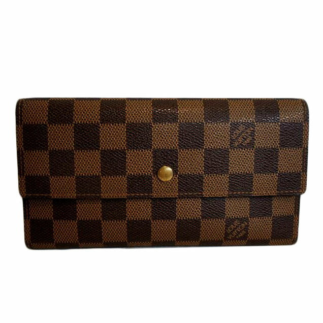 LV ルイヴィトン/ポルトトレゾールインターナショナル/ダミエ/N61215//TH1013/ABランク/92