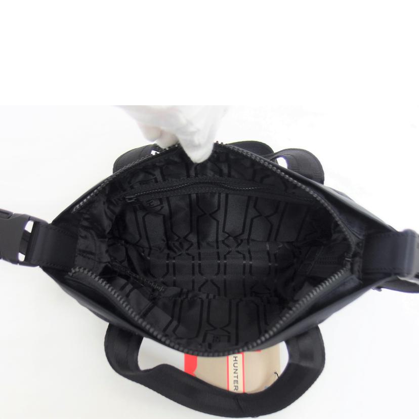 HUNTER ハンター ハンドバッグ ショルダーバッグ/トップクリップ/ナイロン2WAYバッグ/ブラック/UBS1203KBM//Aランク/04