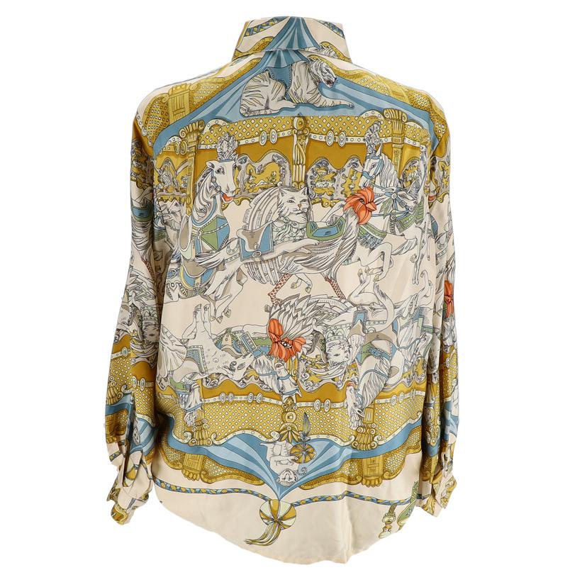 HERMES エルメス/シルクブラウス//Bランク/75