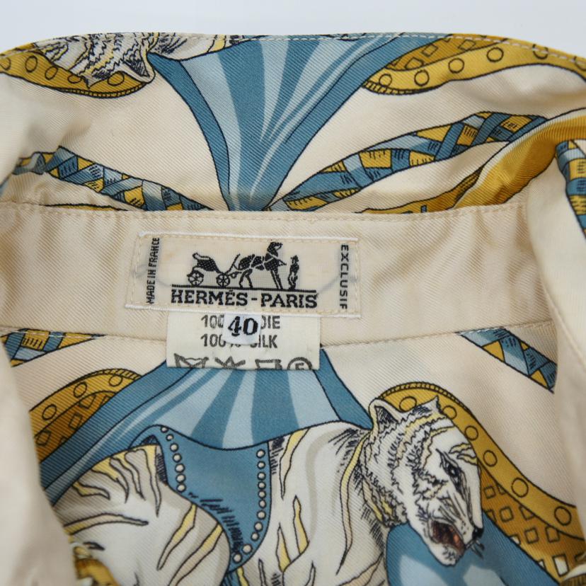 HERMES エルメス/シルクブラウス//Bランク/75
