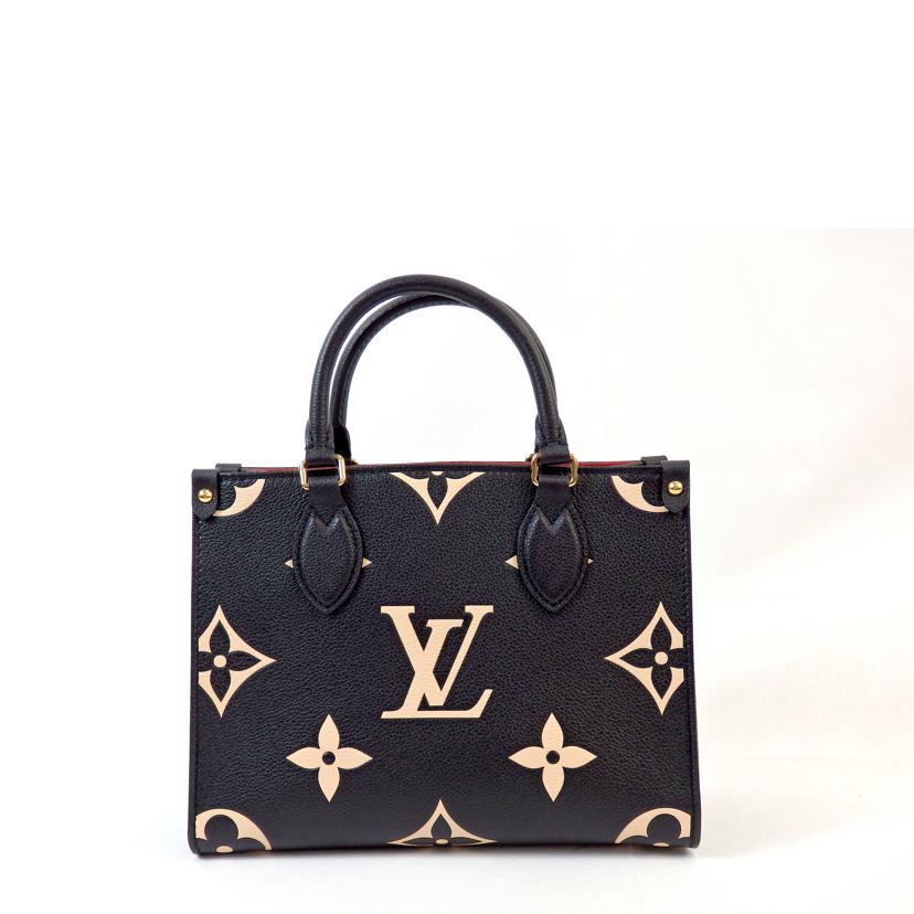 LOUIS VUITTON ルイヴィトン/オンザゴーPM/モノグラム・アンプラント/ブラック/M45659//SAランク/72