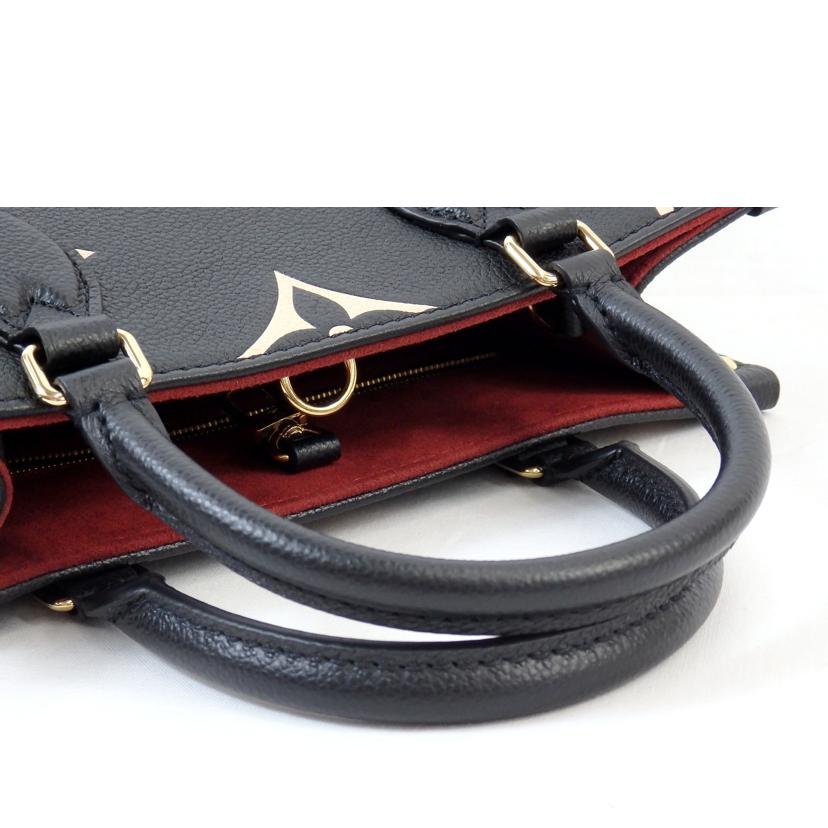 LOUIS VUITTON ルイヴィトン/オンザゴーPM/モノグラム・アンプラント/ブラック/M45659//SAランク/72