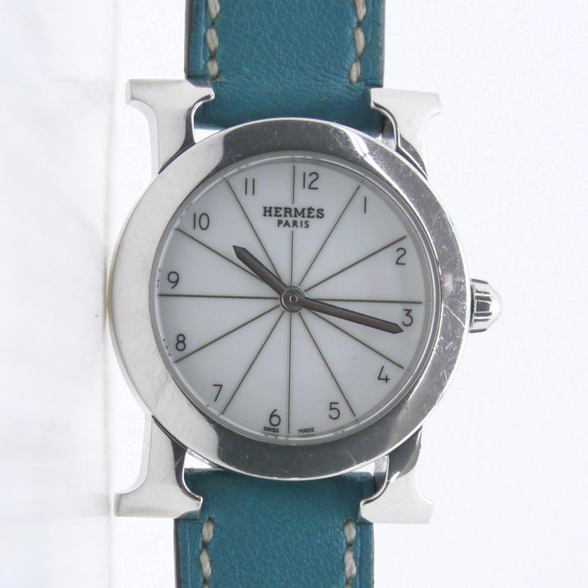 HERMES エルメス/Hウォッチ・ロンド/レディース/クオーツ/HR1.210//2514647/Bランク/75