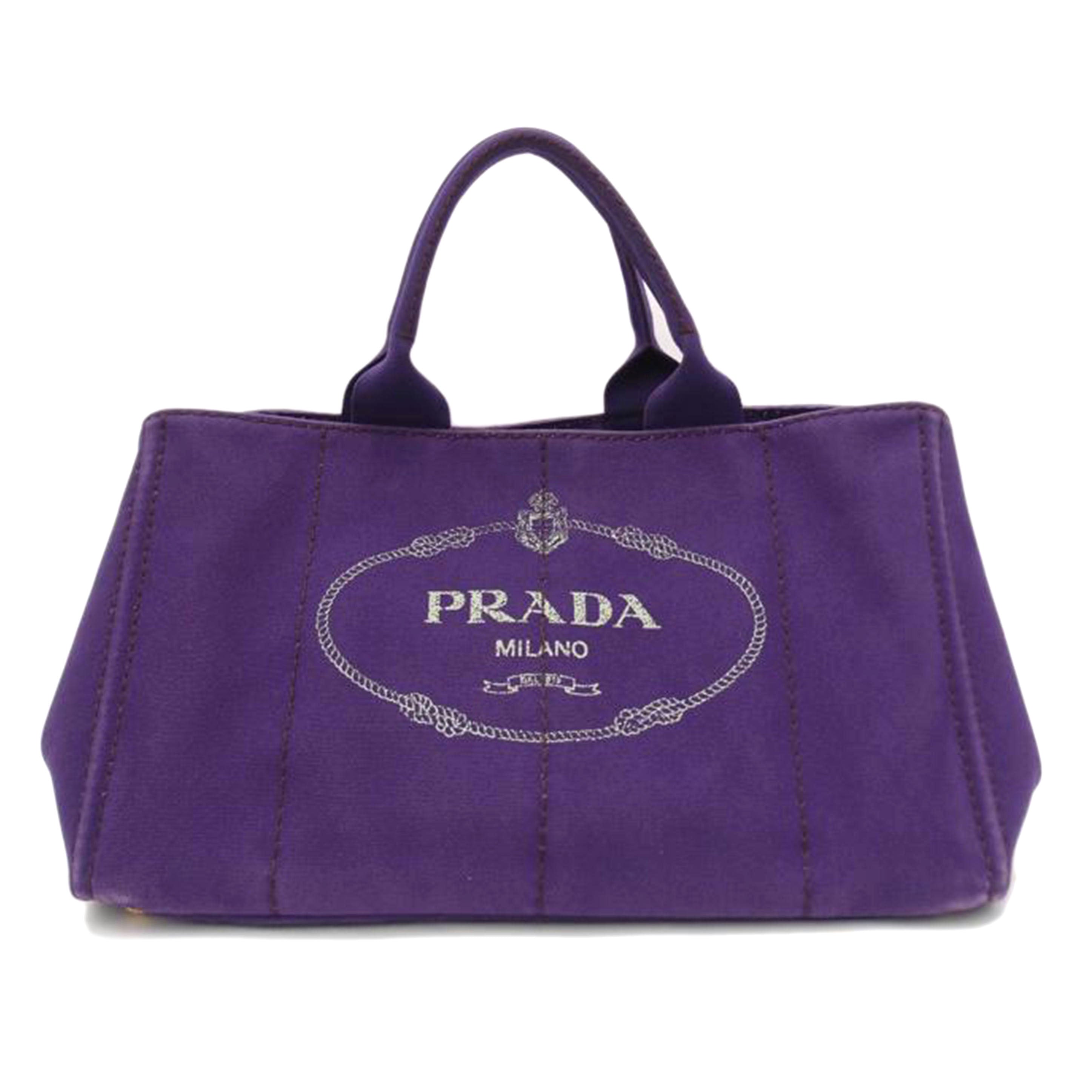 PRADA プラダ トートバッグ ハンドバッグ キャンバス 紫/カナパトート/VIOLA・パープル/BN1872//158/ABランク/69