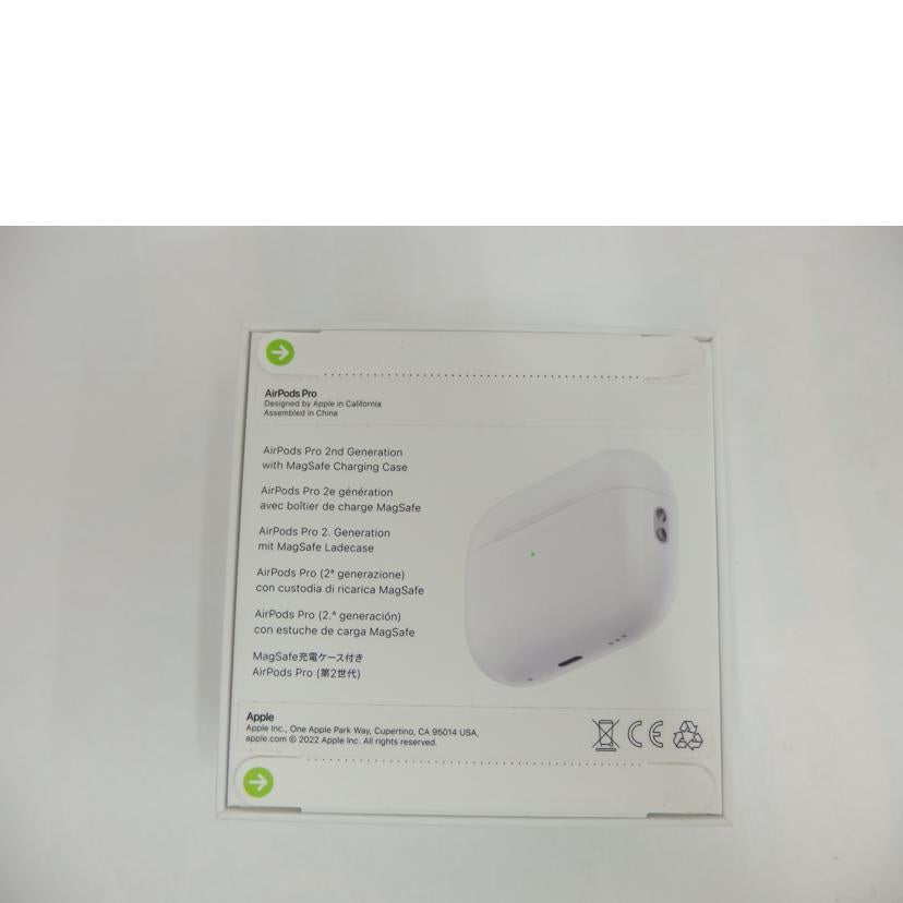Apple アップル/AirPods Pro 2nd Gen/MQD83J/A//HN2CDV4W77/Sランク/82