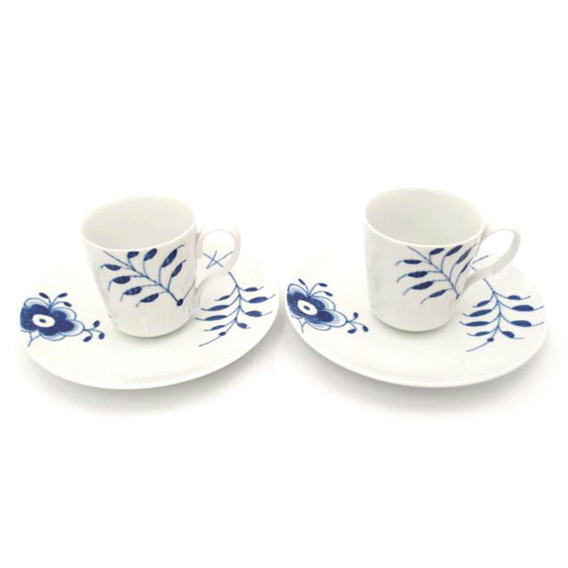 ロイヤルコペンハーゲン/ブルーフルーテッド メガ ペア カップ&ソーサー//SAランク/69