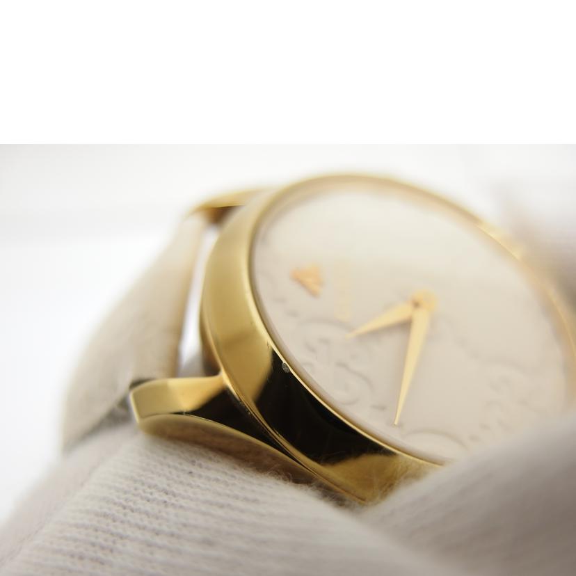 GUCCI グッチ/Gタイムレス/GGレザー/アナログウォッチ/クォーツ/YA1264033//17280529/ABランク/04