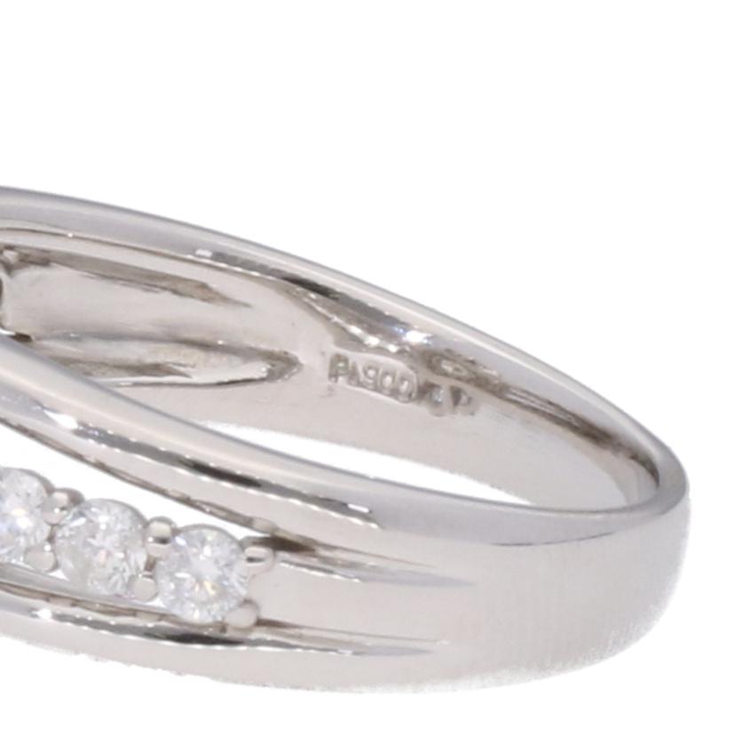 PT900ダイヤリング0.322/0.75ct//Aランク/75