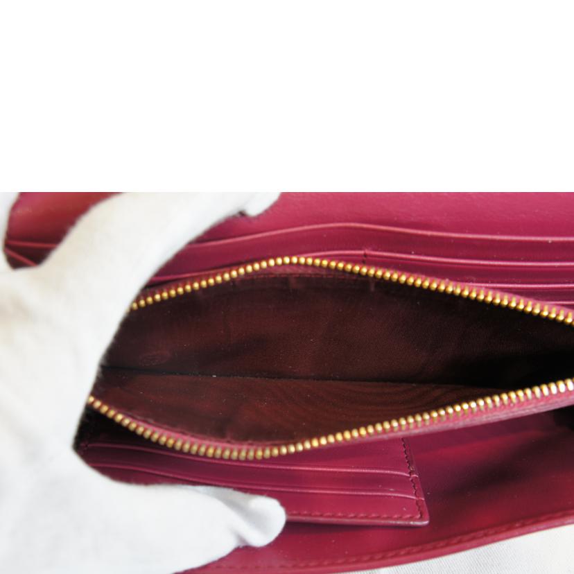 PRADA プラダ/キルティングロングウォレットピンク/1M1132//224/ABランク/92