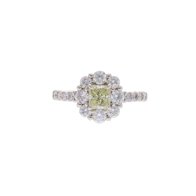 / PT900ダイヤリング0.428/0.84ct//Aランク/75