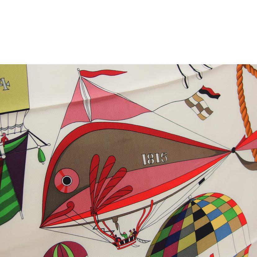 HERMES エルメス/カレ90/シルクスカーフ/大空の狂気//ABランク/04