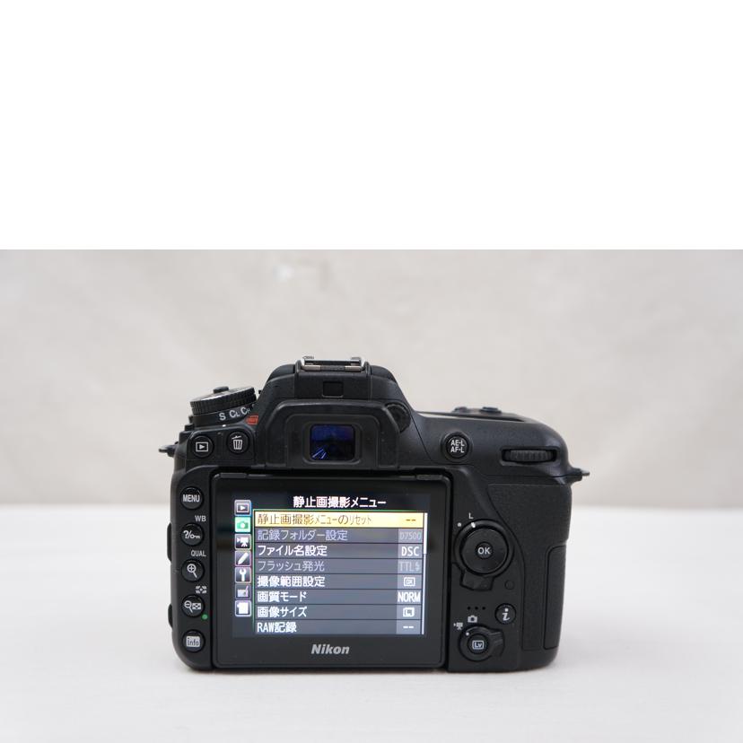 Nikon ニコン/デジタル一眼/D7500/D7500//2008771/ABランク/67