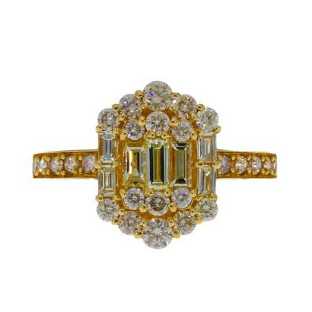 K18ダイヤリング1.00ct//Aランク/75