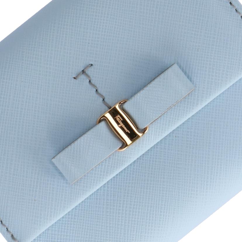 Salvatore Ferragamo フェラガモ/ヴァラリボン Wホック2つ折り財布/22A995//ABランク/75