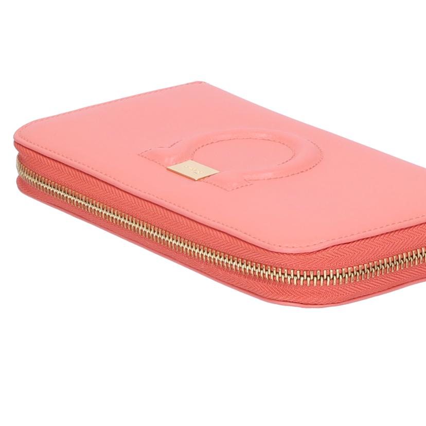 Salvatore Ferragamo フェラガモ/ガンチーニ ラウンドファスナー長財布/22C843//ABランク/75