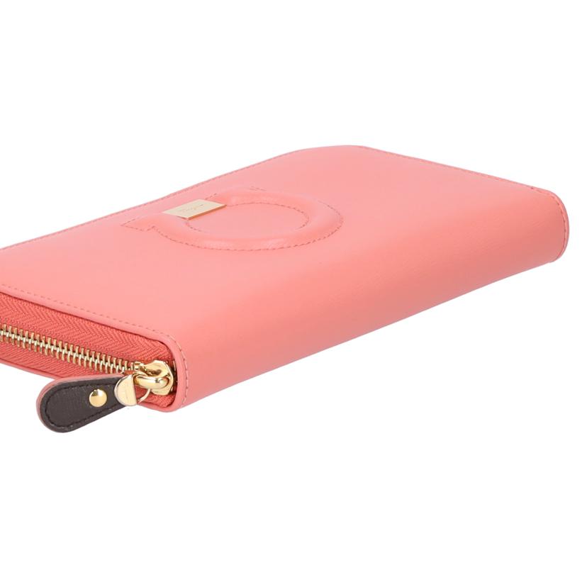 Salvatore Ferragamo フェラガモ/ガンチーニ ラウンドファスナー長財布/22C843//ABランク/75