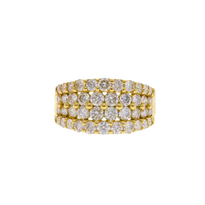 / K18ダイヤリング2.00ct//Aランク/75