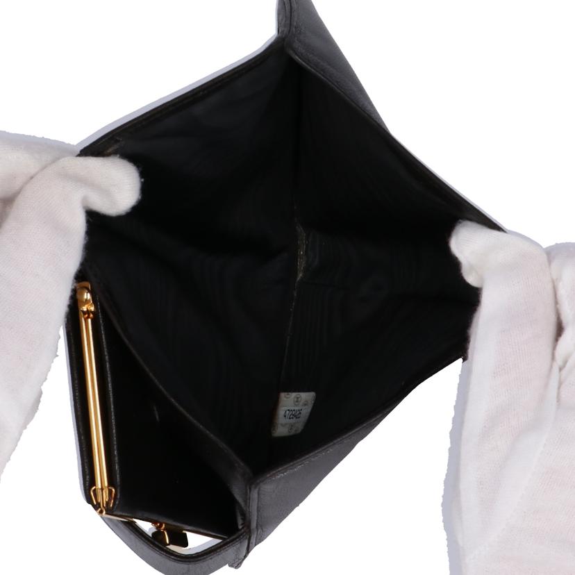 CHANEL シャネル/ココマークがま口二つ折り財布/ラムスキン//4729426/Bランク/75