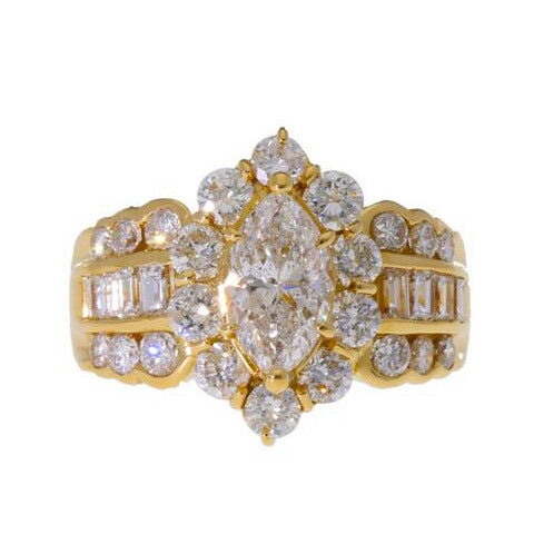 K18ダイヤリング1.184/2.03ct//Aランク/75