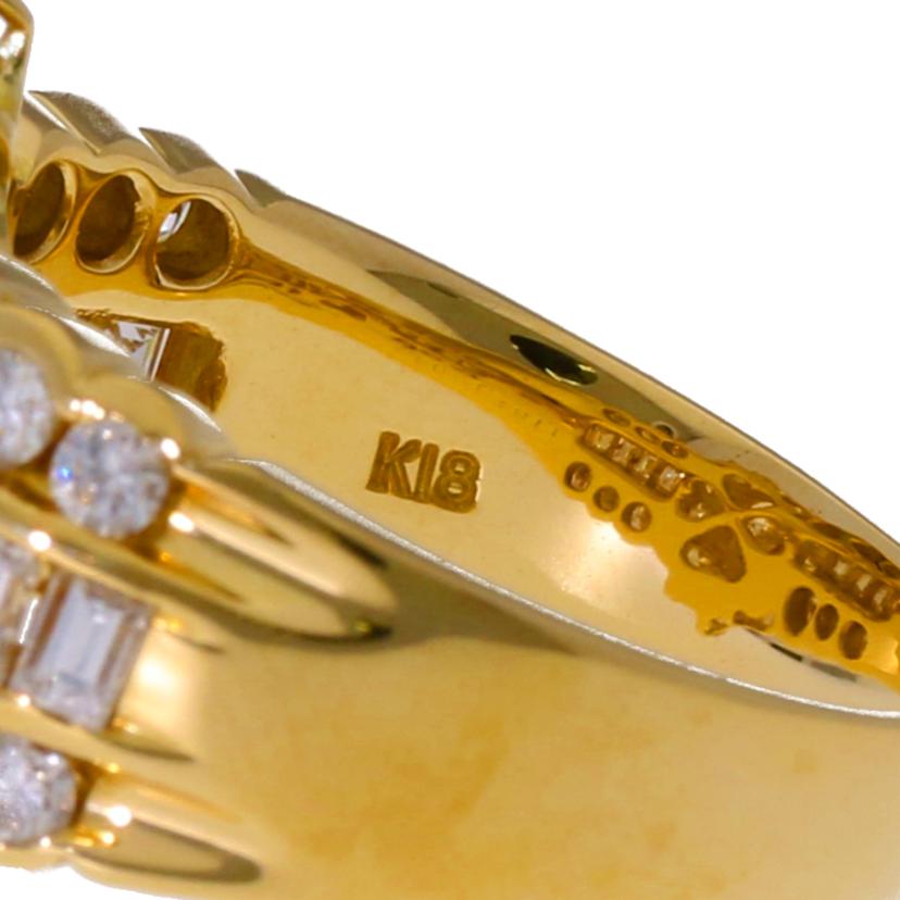 K18ダイヤリング1.184/2.03ct//Aランク/75